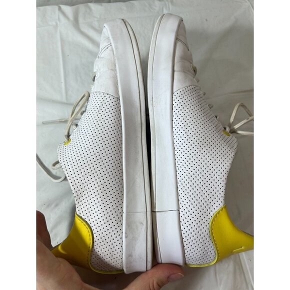 Creative Reaction Carda White Yellow Tennis Shoe Womens Size 10 - Picture 10 of 14